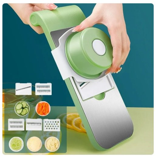 stainless steel 5 in 1 vegetable cutter vegetable