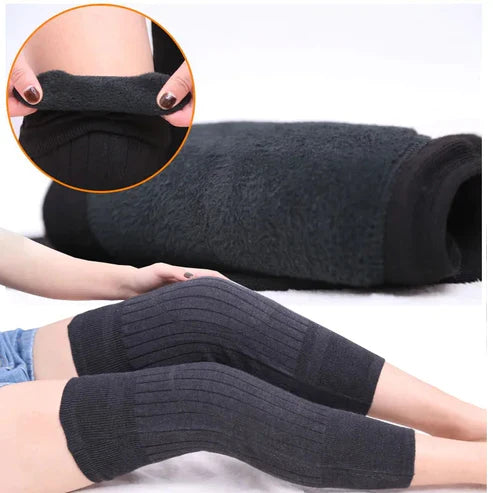 2 Pcs Wool Winter Kneecap - 2 Pcs Warm Knee Protector