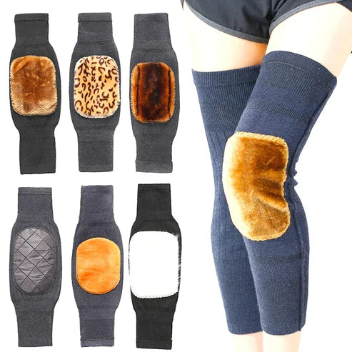 2 Pcs Wool Winter Kneecap - 2 Pcs Warm Knee Protector