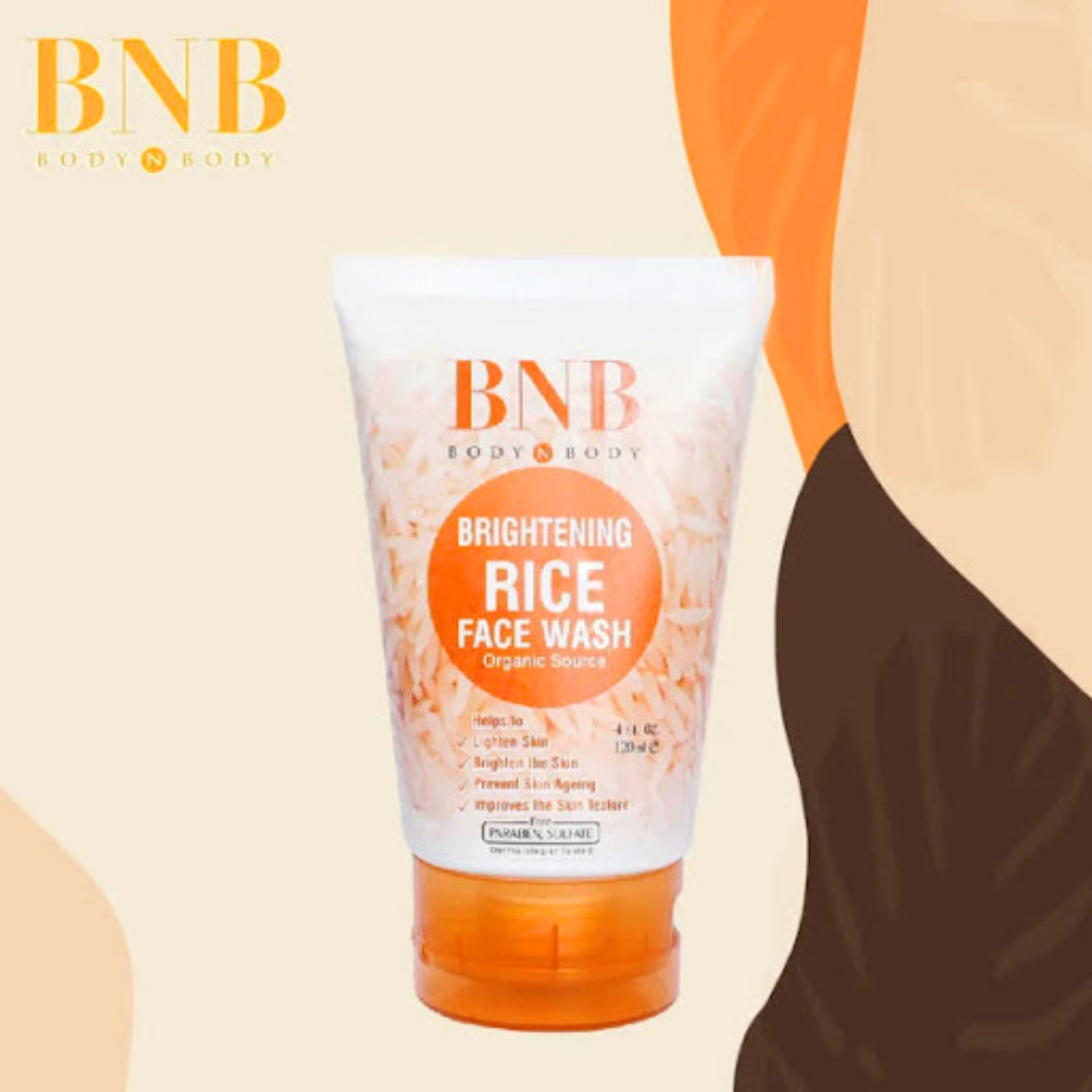 BNB Rice Face Wash – Gentle Cleanse for Glowing Skin