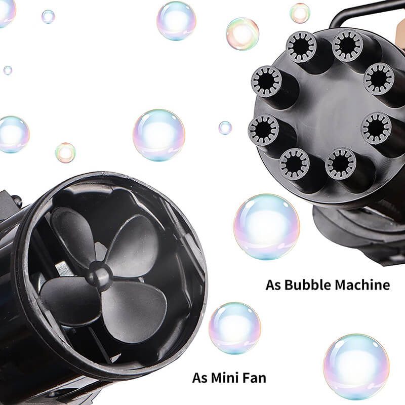 Kids Automatic Bubble Gun Machine 2-In-1