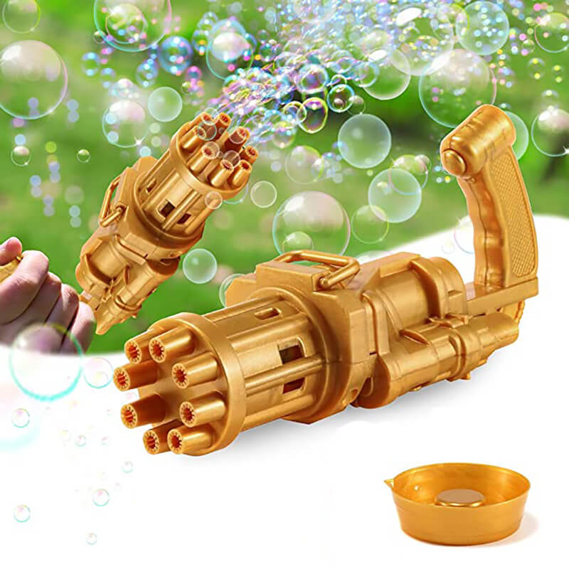 Kids Automatic Bubble Gun Machine 2-In-1