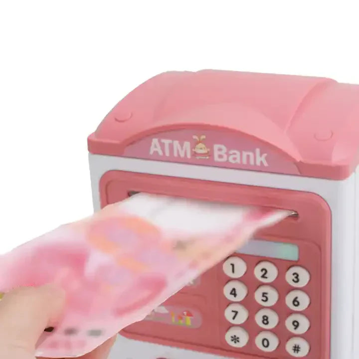 Piggy Bank Money Saving Box with Fingerprint