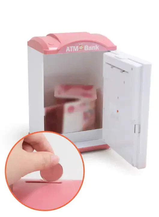 Piggy Bank Money Saving Box with Fingerprint