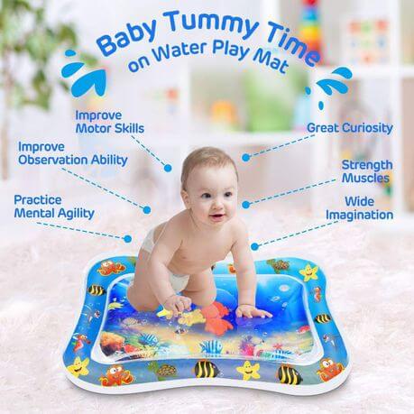 Inflatable Tummy Time Water Mat