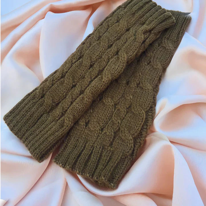 WINTER HALF FINGURE WOOLEN GLOVES