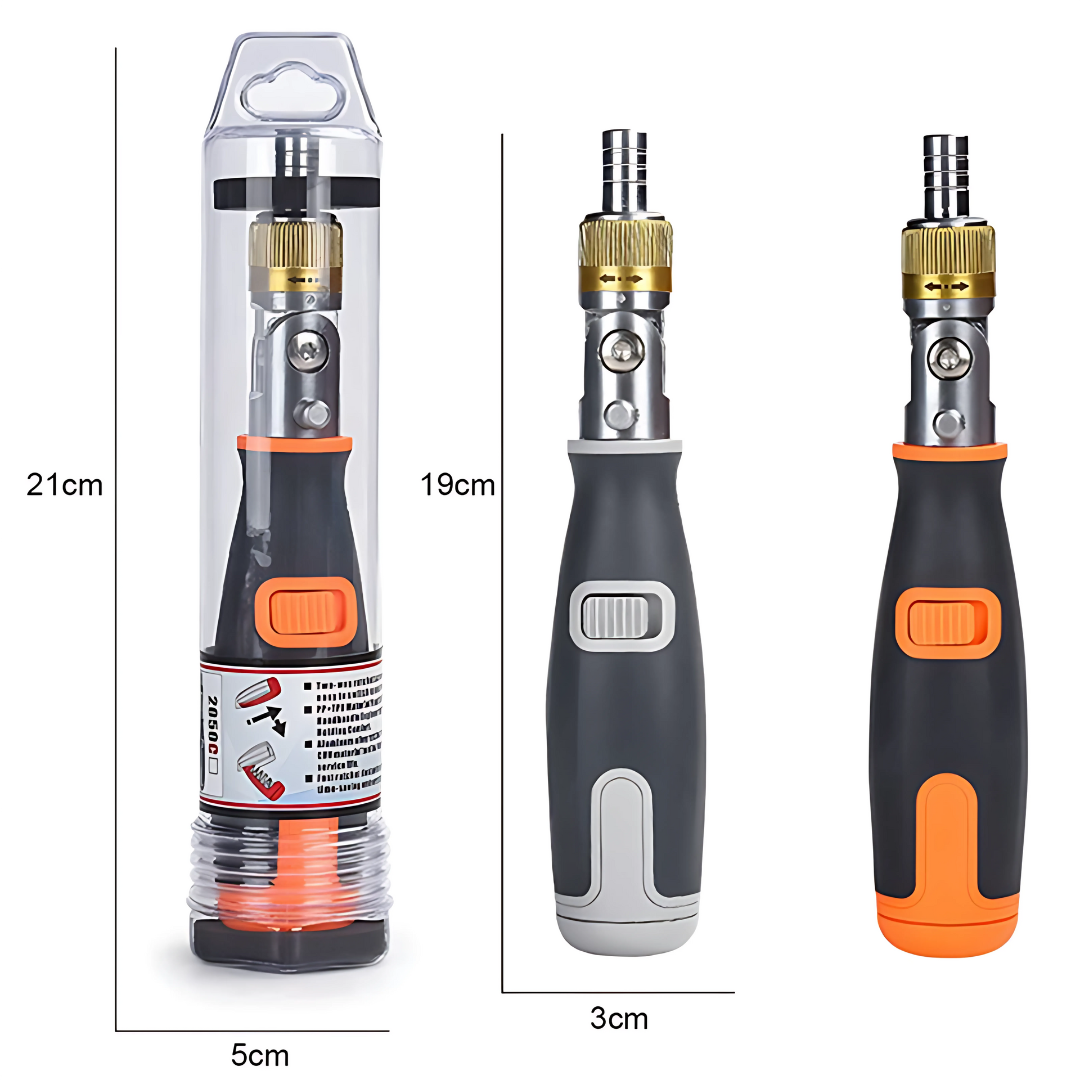 10-in-1 Ratchet Screwdriver Set - Portable Multi-Angle Screwdriver