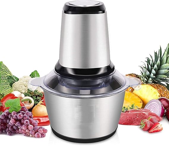 Electric Meat Grinder, Multi Function Stainless Steel Food Processor – 2l - Free Delivery