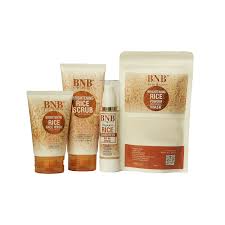 Bnb-rice Whitening And Glowing Facial Kit