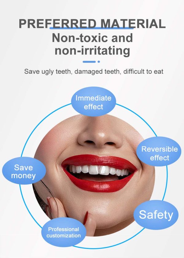 Snap-on Smile: Instant Confidence with a Brighter, Whiter Smile – Free Delivery!