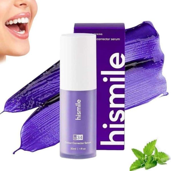 Teeth Brightening HiSmile V34 Colour Corrector Serum (30ml) – Achieve a Radiant Smile with Free Delivery