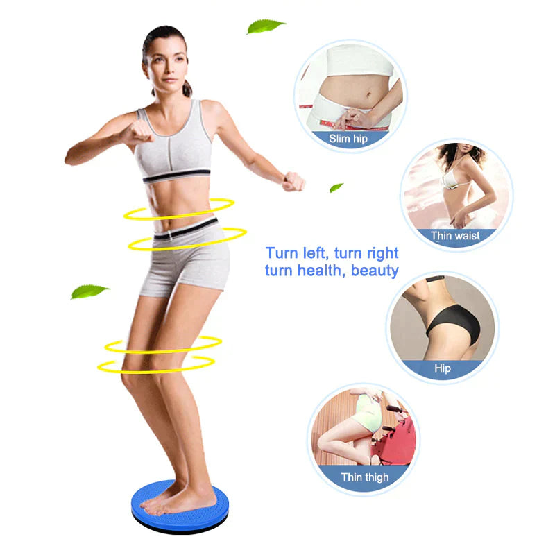 TUMMY TWISTER WAIST LOSING DISC BLACK